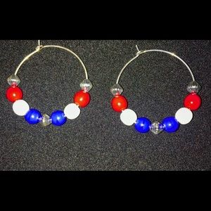 handmade patriotic hoops